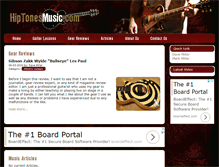 Tablet Screenshot of hiptonesmusic.com